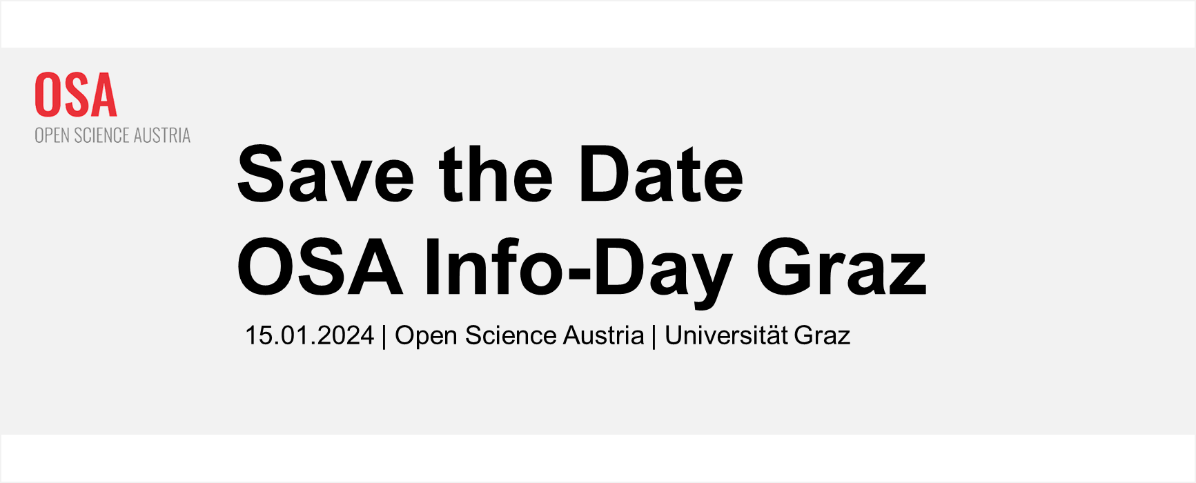 Read more about the article OSA Info-Day Graz