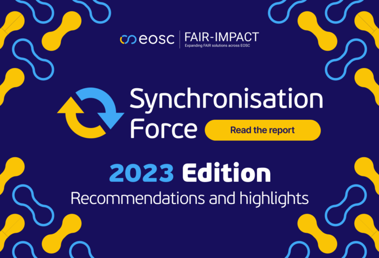 The report of the second Synchronisation Force workshop is now available